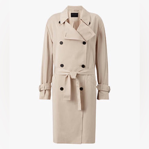 All Saints Jackets & Blazers - ALL SAINTS BROOKE TRENCH COAT